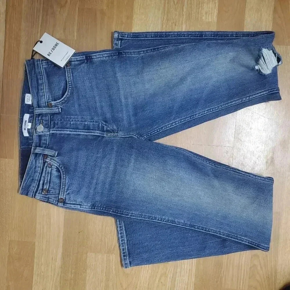 RE/DONE 80's slim straight Darkworn4 Size 25 - Picture 6 of 7